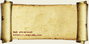 Isidor Adamac vizit kartica